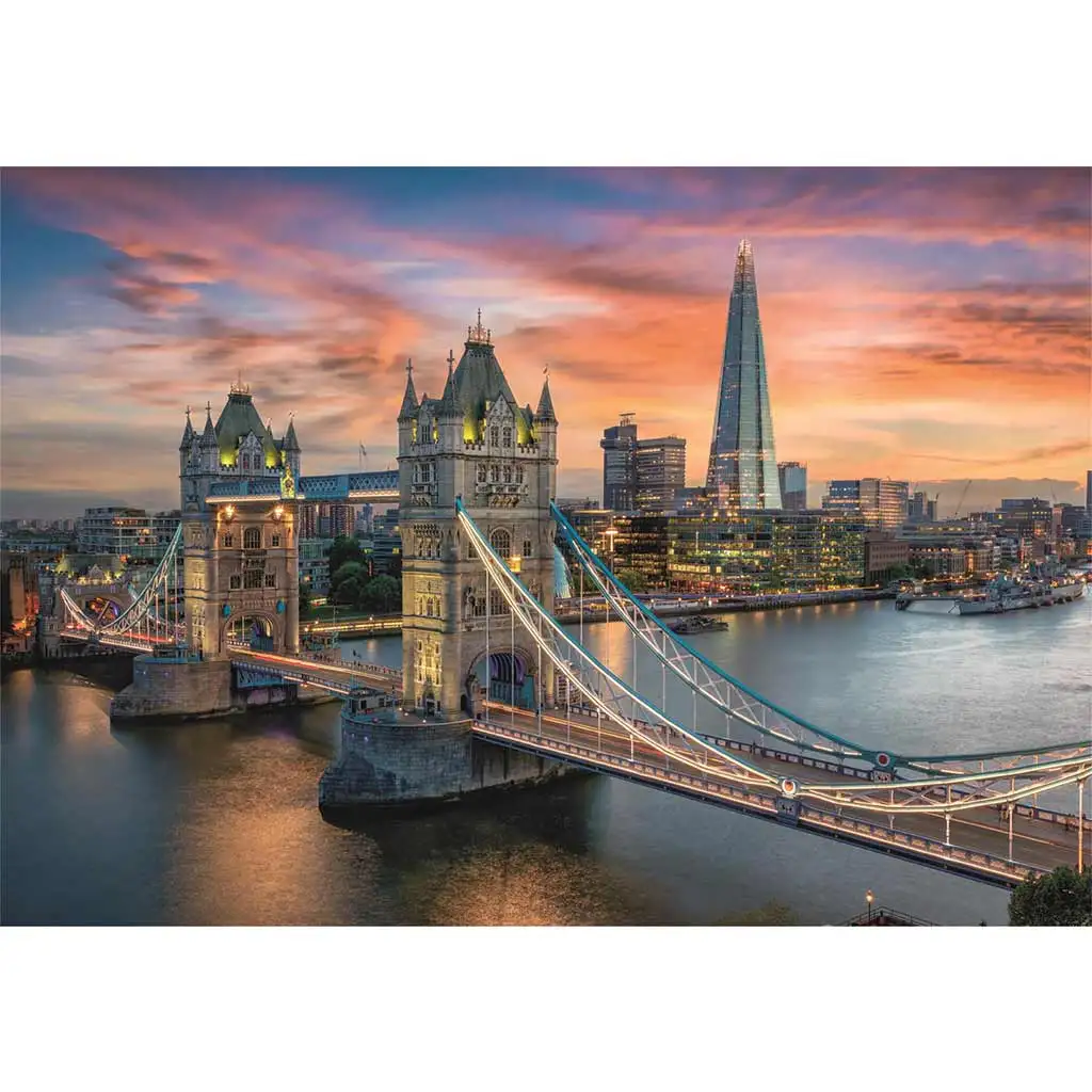 Londoner Dämmerung 1500-teiliges HQC Puzzle 84,5x59,5cm - Clementoni Bild 2