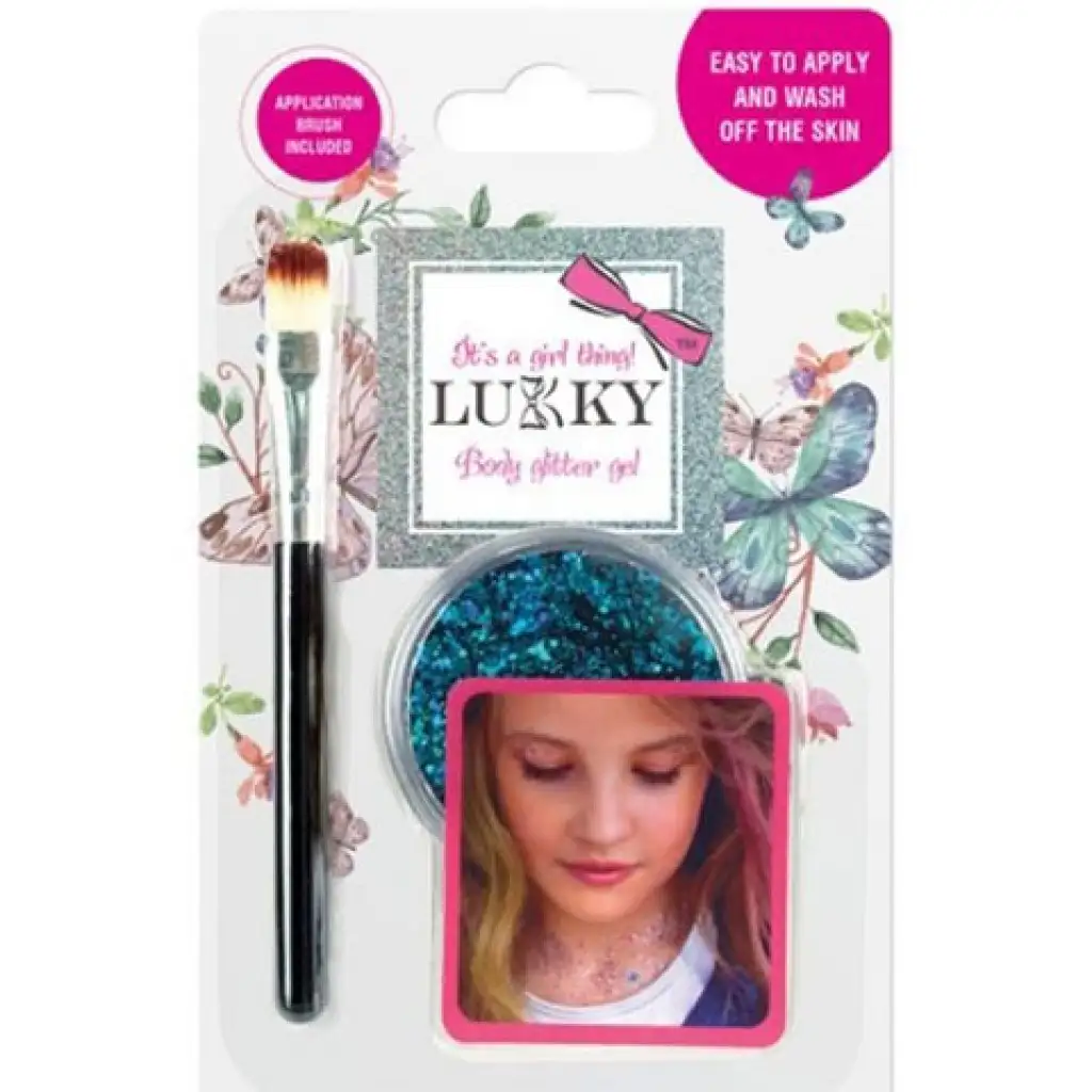 Lukky: Glitzerndes blaues Körpergel Bild 1
