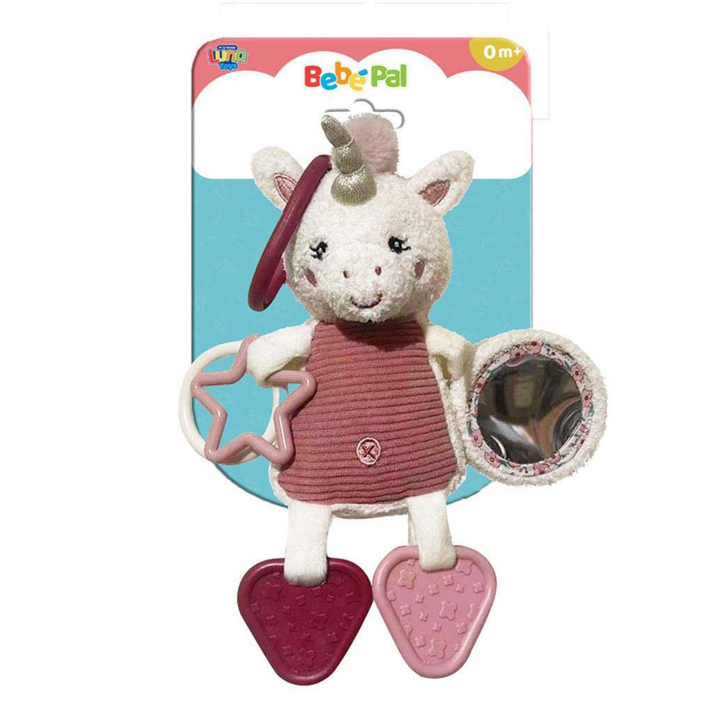 Luna: Bebé Pal – Einhorn-Plüschtier für Babys mit Beißring Bild 1