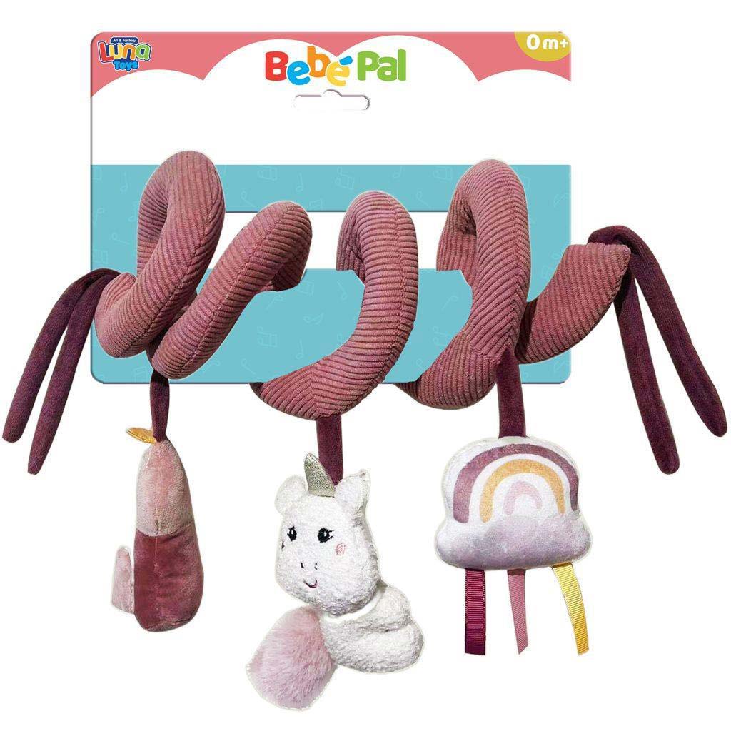 Luna: Bebé Pal – Spiral-Einhorn Plüsch für Babys Bild 1