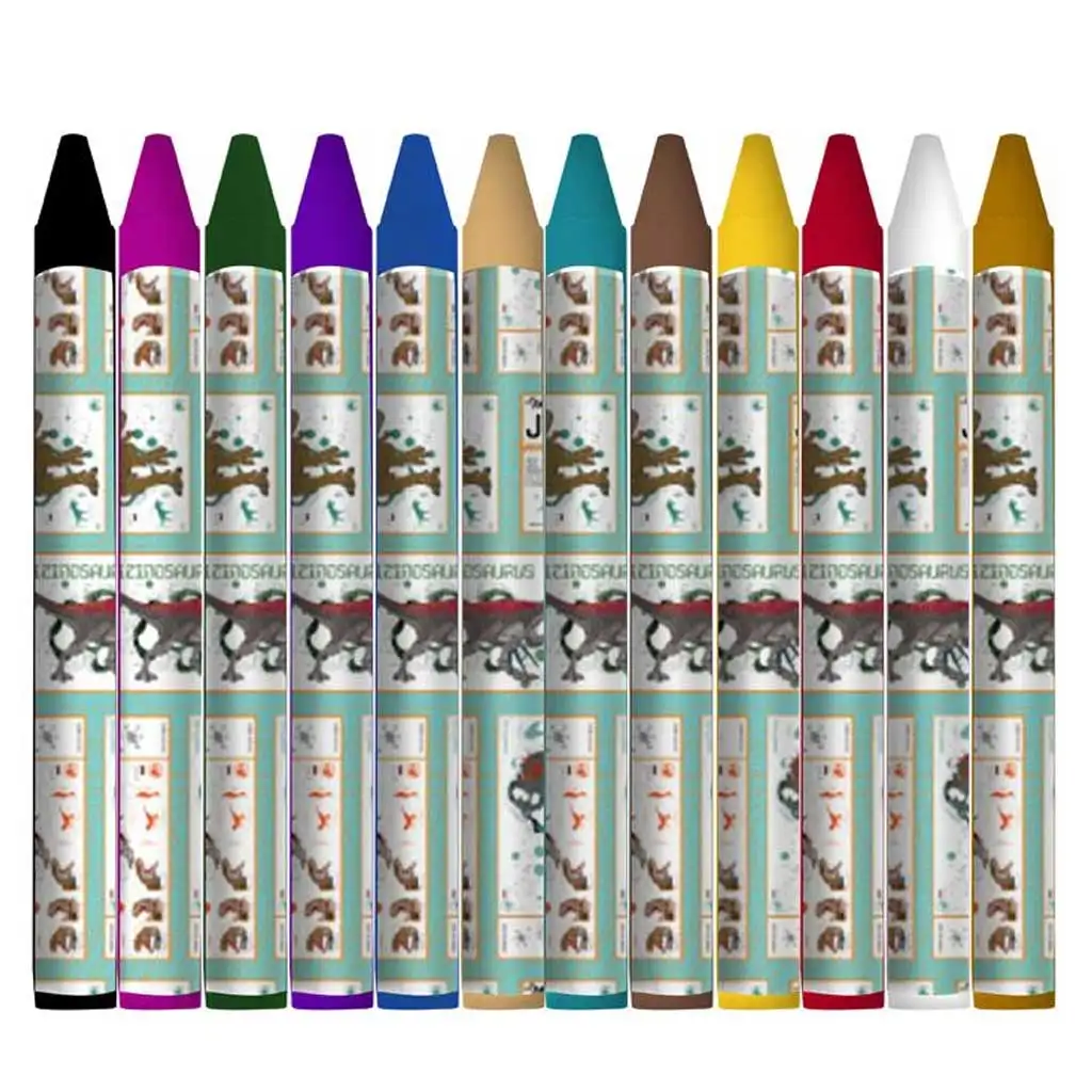 Luna: Jurassic World Malset mit Schablone und Aufkleber 54x47cm Bild 4