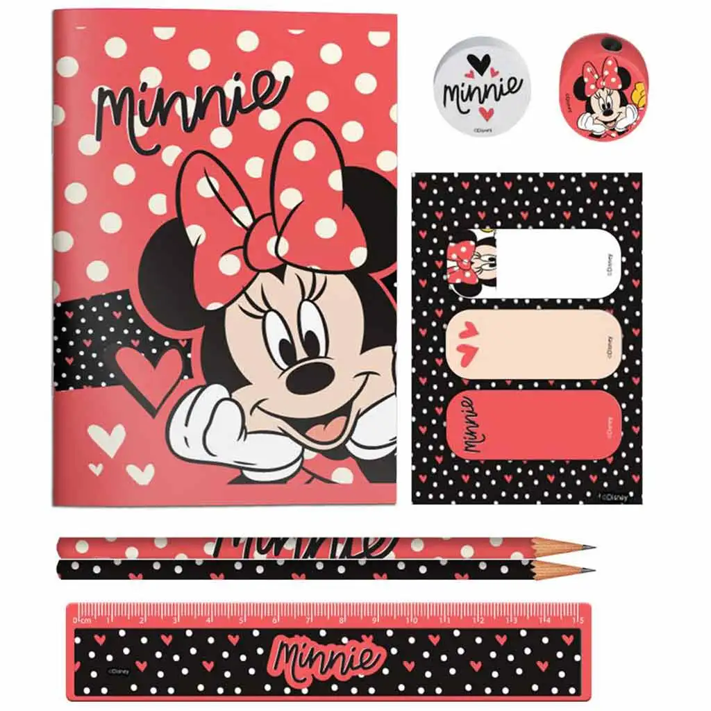 Luna: Minnie Maus Schreibset in PVC-Tasche Bild 2