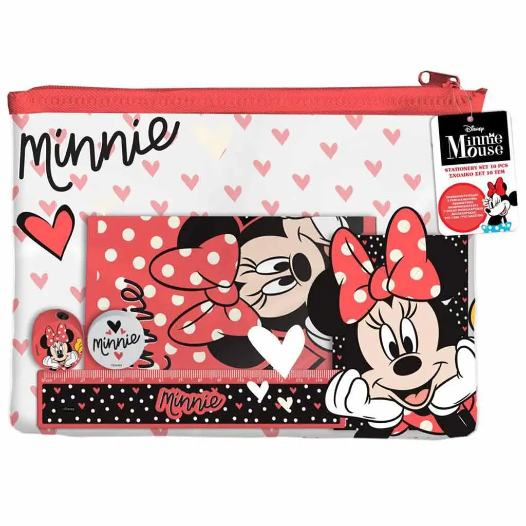 Luna: Minnie Maus Schreibset in PVC-Tasche Bild 1