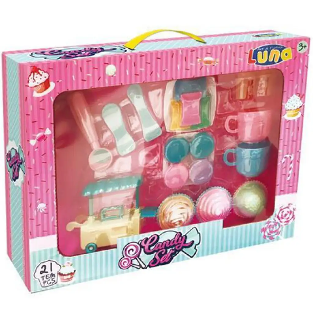 Luna: Muffin-Backset mit Servierwagen, 21-teiliges Set Bild 1