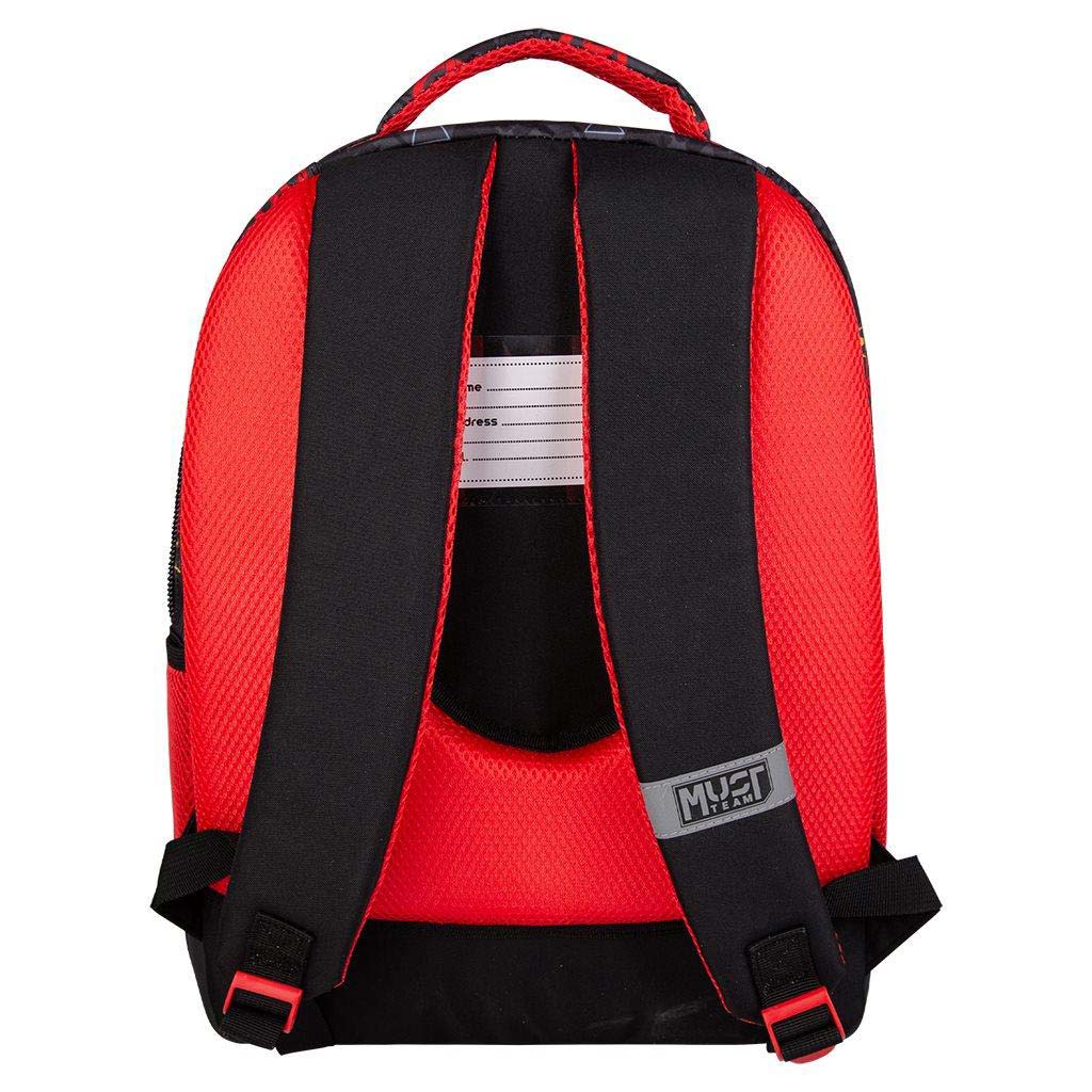 Luna: Muss Team Ironman abgerundeter 3-Fächer-Rucksack 32x18x43 cm Bild 2