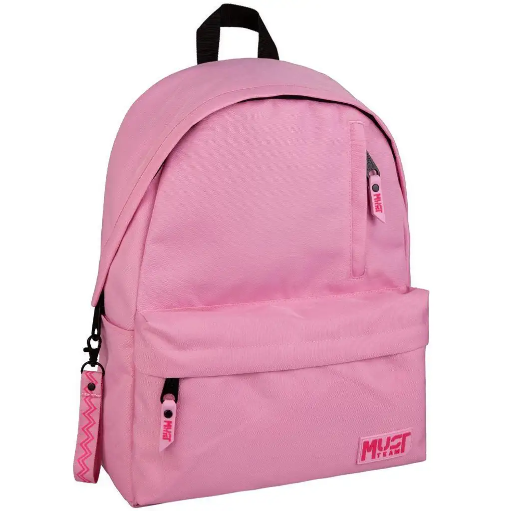 Luna: Must Team Monochrome rosa Schultasche, Rucksack 32x17x42 cm Bild 1