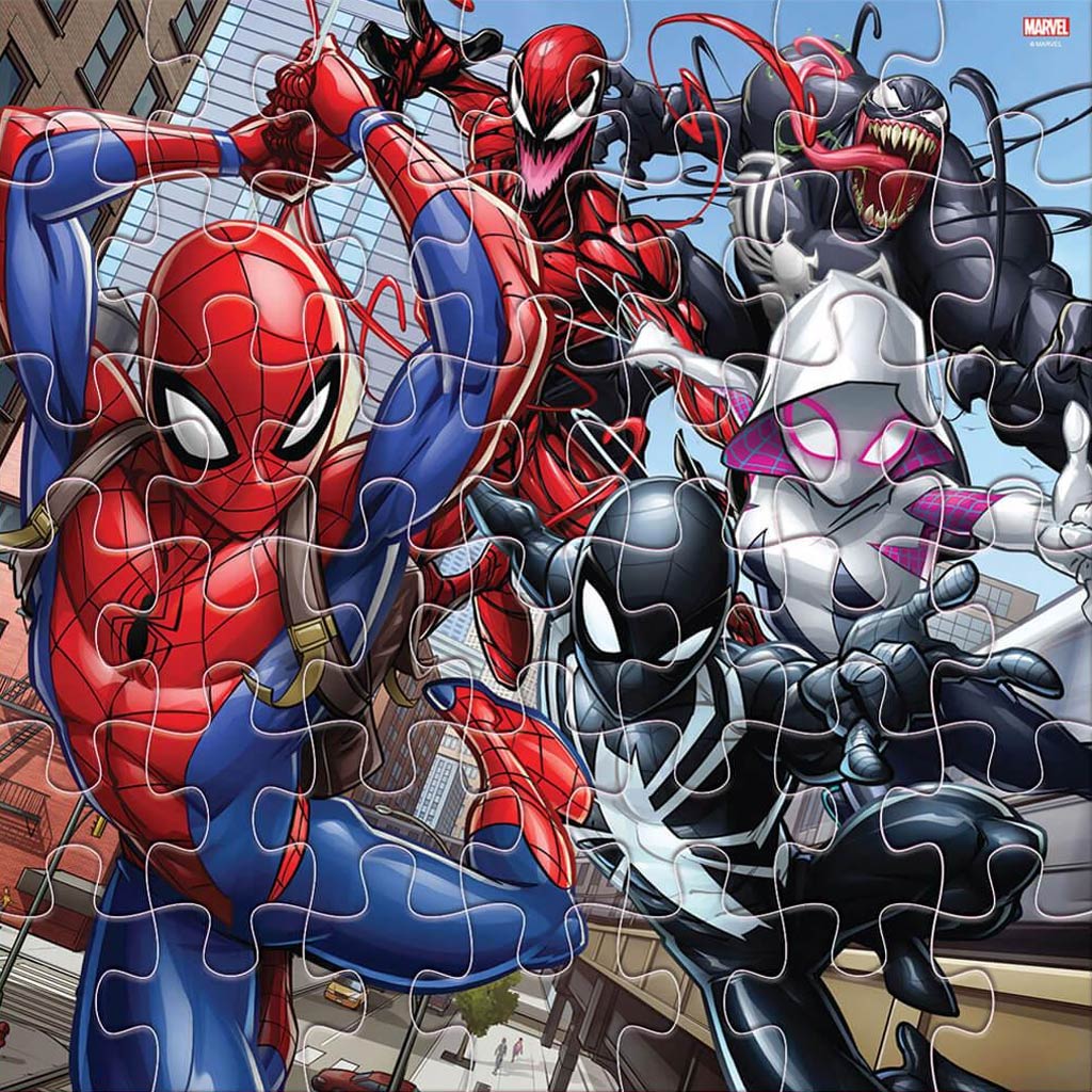 Luna: Spider-Man 42-teiliges ausmalbares Puzzle Bild 2