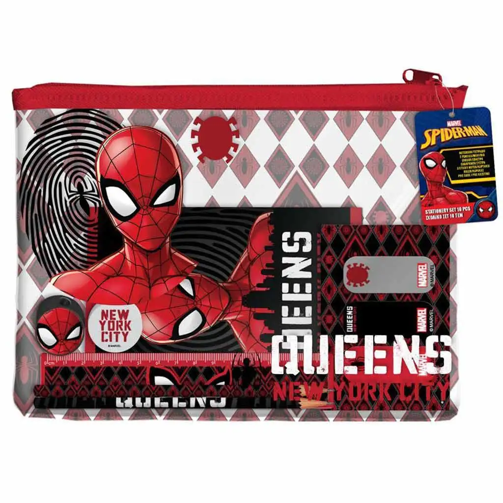 Luna: Spider-Man Schreibset in PVC-Tasche Bild 1