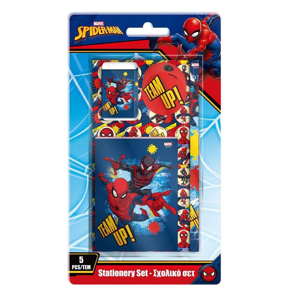 Luna: Spider-Man Team Up 5-teiliges Schreibwarenset Bild 1