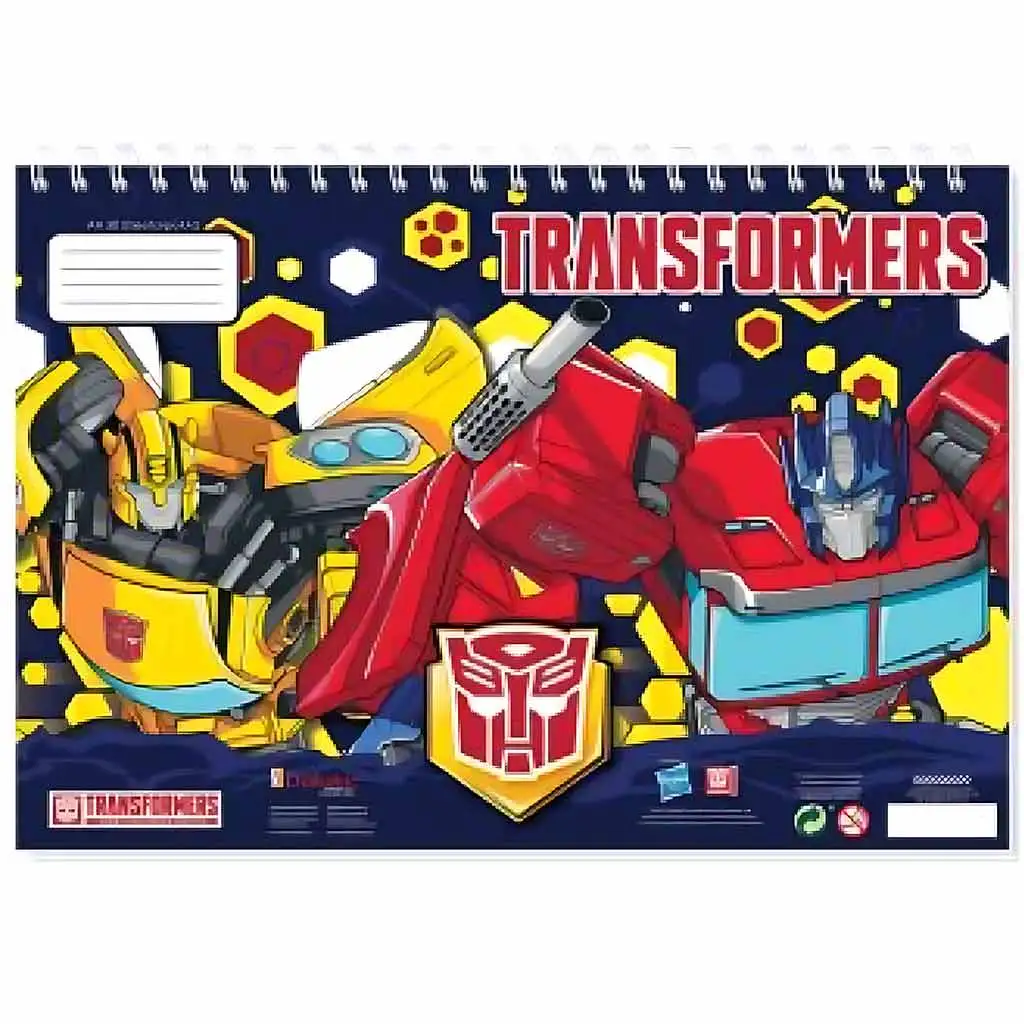 Luna: Transformers Skizzenbuch A4 in zwei Varianten 1 Stück Bild 1