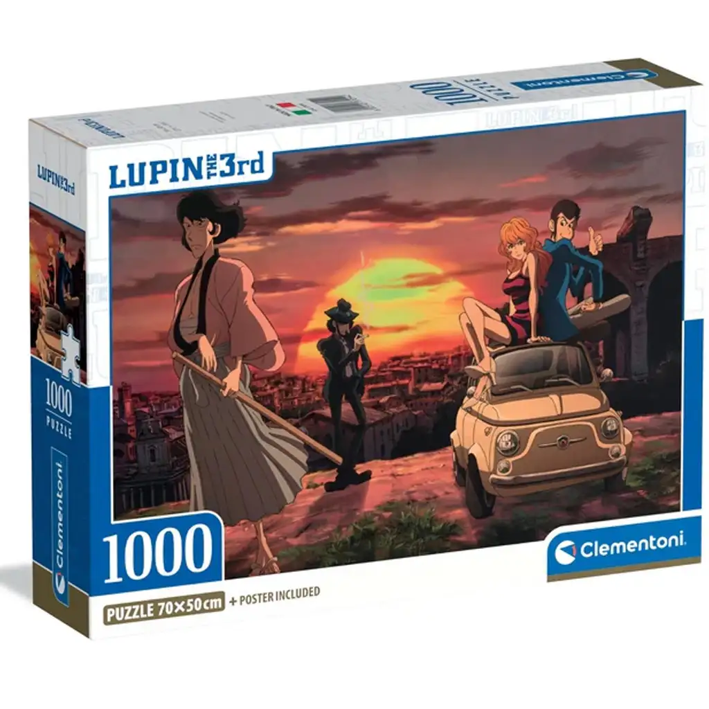 Lupin der 3. - Italienischer Job 1000-teilige Puzzle - Clementoni Bild 1