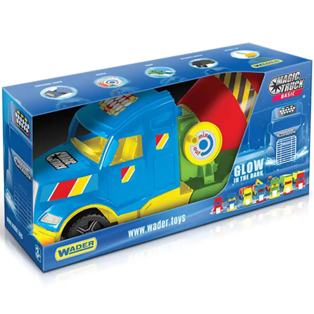 Magic Truck: Betonmischer mit fluoreszierenden Lampen 60cm - Wader Bild 1