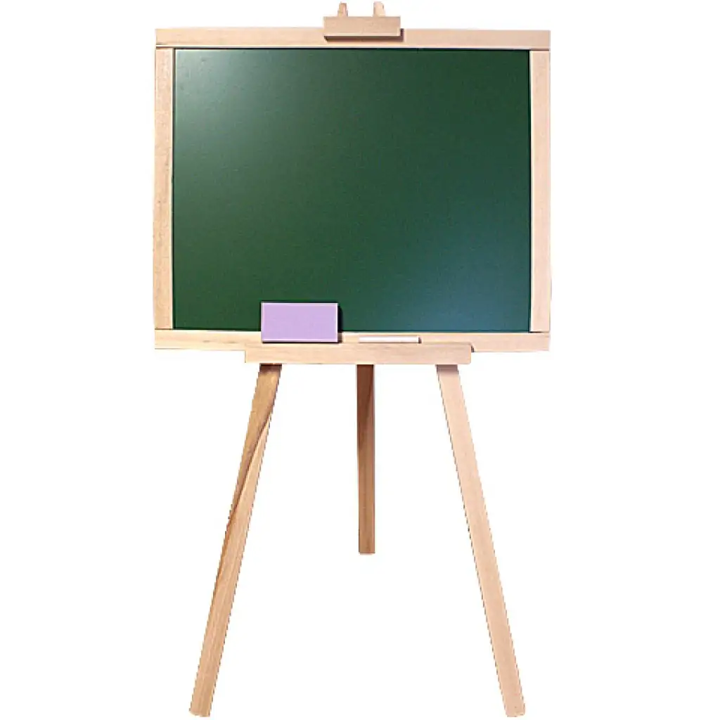 Magnetische Zeichentafel aus Naturholz Bild 1