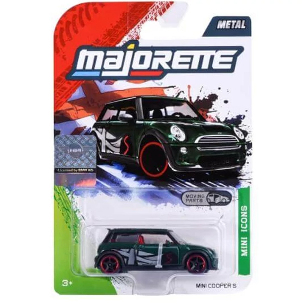 Majorette: Premium-Automodell - Mini John Cooper S - grün - Simba Toys Bild 1