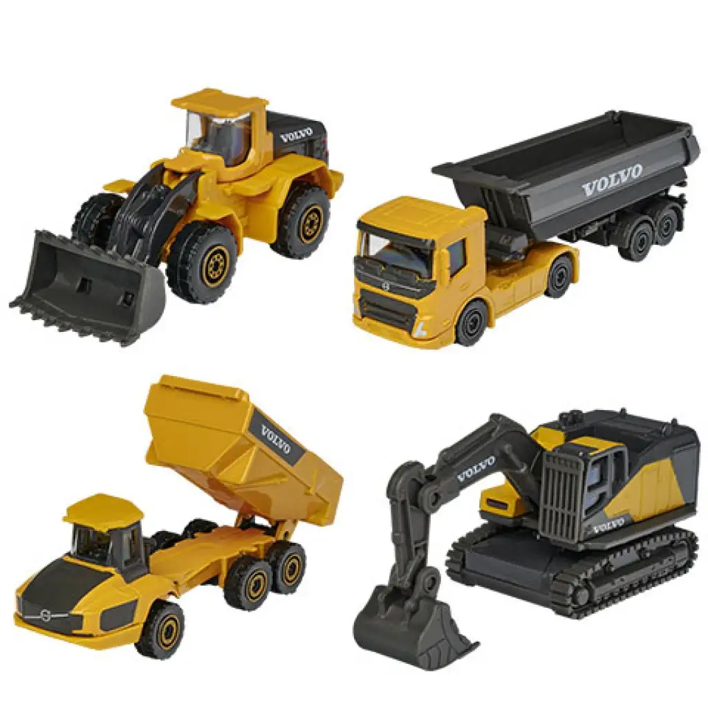 Majorette - Volvo Edition Baugeräte 4er-Set - Simba Toys Bild 2