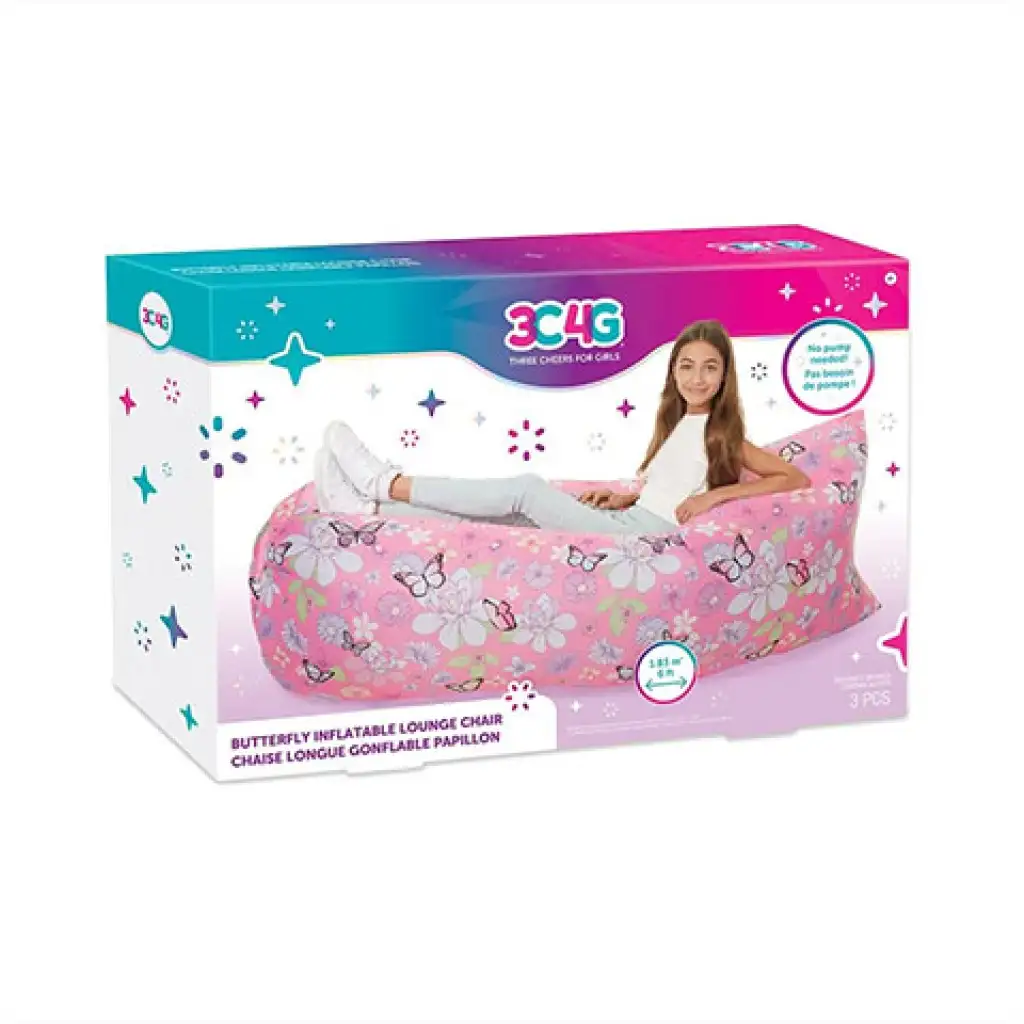 Make It Real: 3C4G aufblasbares Sofa mit Schmetterlingen Bild 1