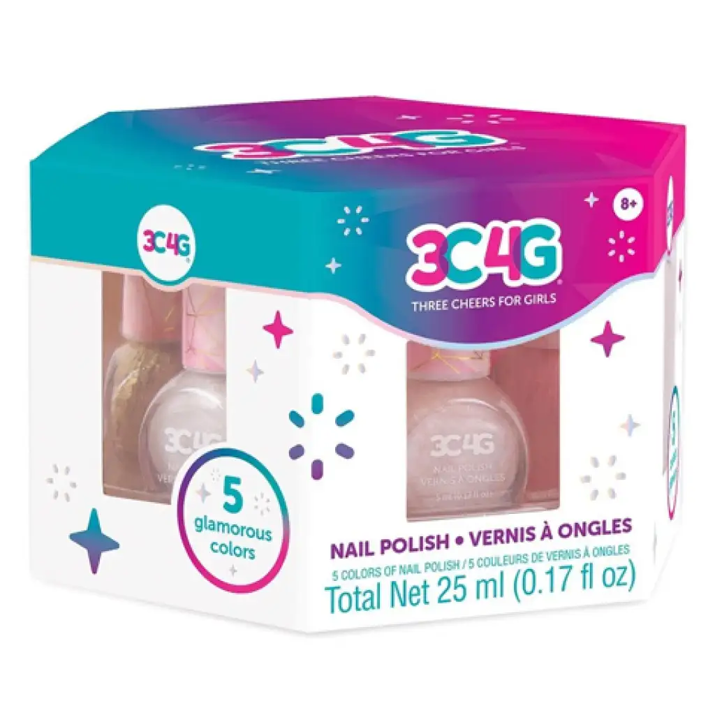 Make it Real: 3C4G pink gold 5-teiliges Nagellack-Set Bild 1