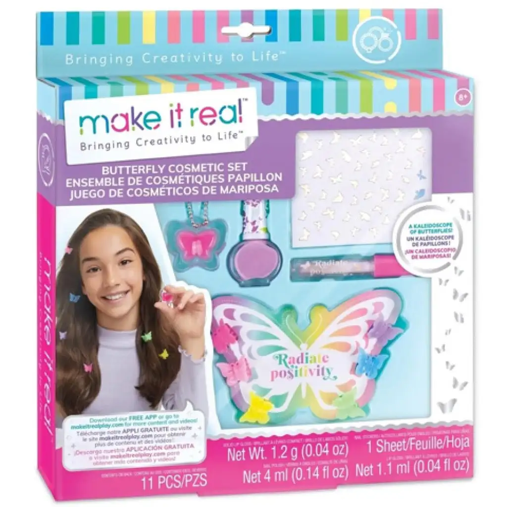 Make it Real: Schmetterlinge Kosmetikset Bild 1