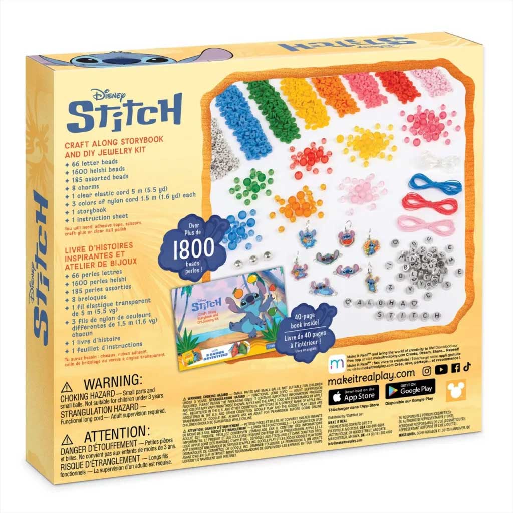 Make it Real: Stitch Armband-Set mit Märchenbuch Bild 2