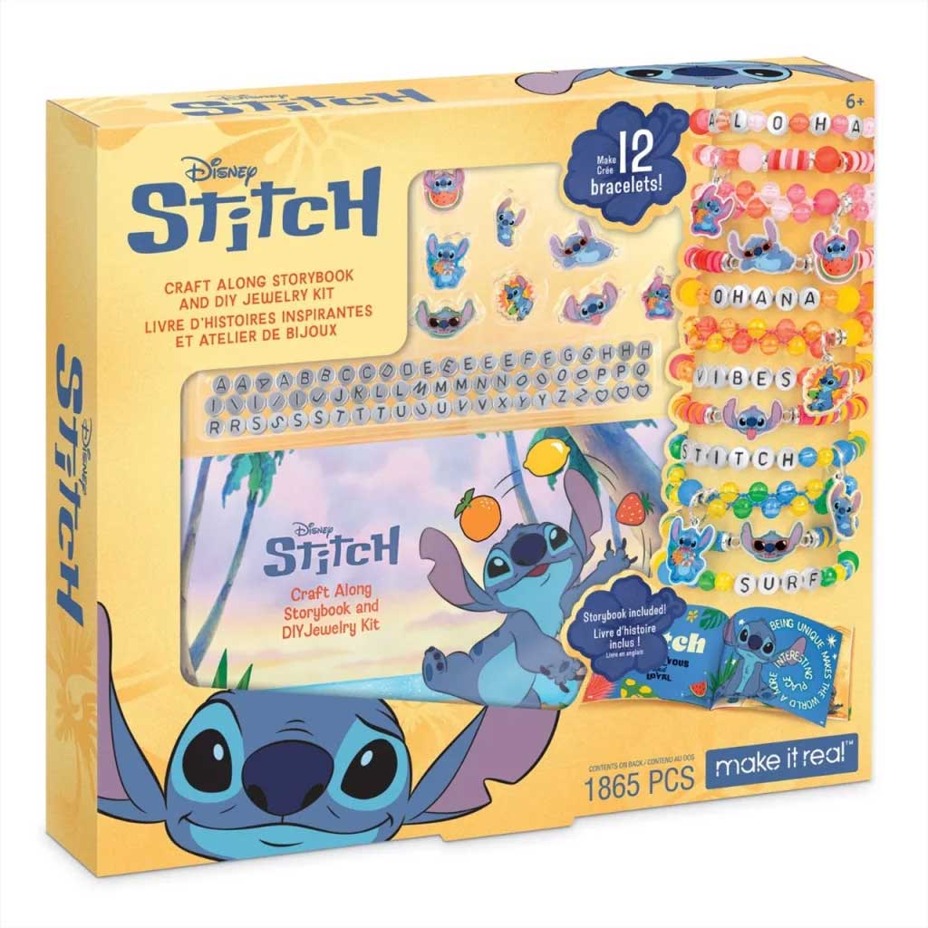 Make it Real: Stitch Armband-Set mit Märchenbuch Bild 1