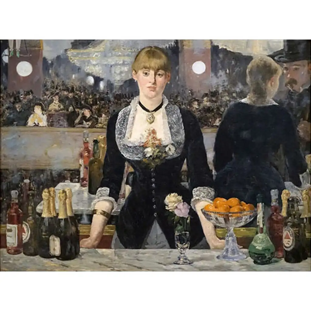 Manet: Eine Bar in den Folies-Bergère Museum HQC Puzzle 1000 Teile - Clementoni Bild 2