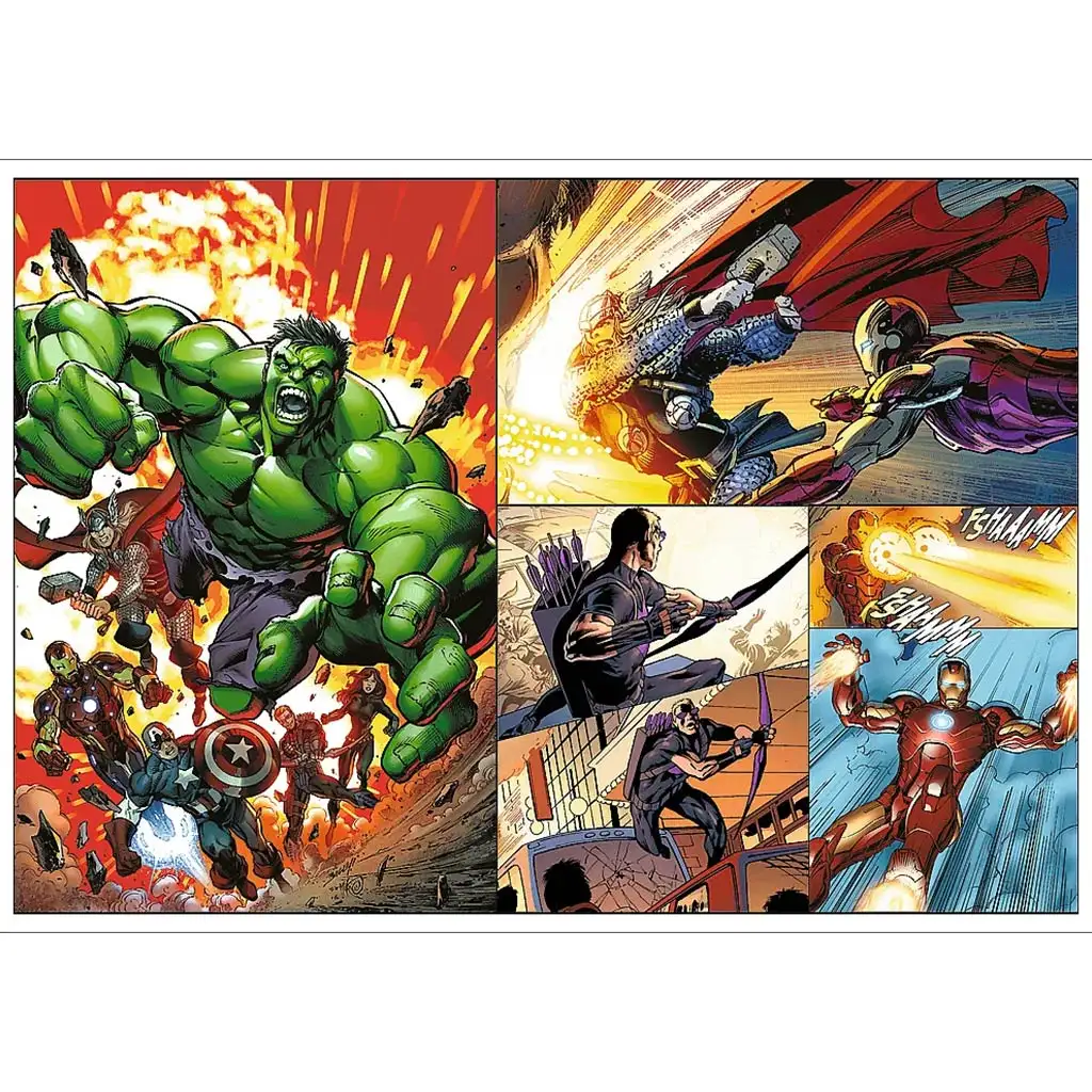 Marvel: Avengers 4x250 Teile Puzzle - Trefl Bild 2