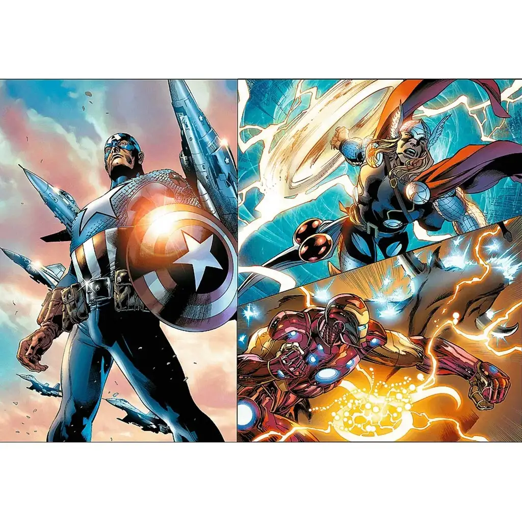 Marvel: Avengers 4x250 Teile Puzzle - Trefl Bild 4