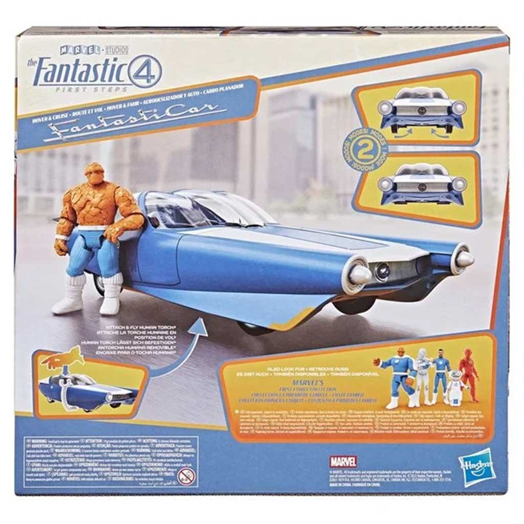 Marvel Die Fantastischen Vier Epische Action‑Welt schwebender und kreisender Fantasticar - Hasbro Bild 4