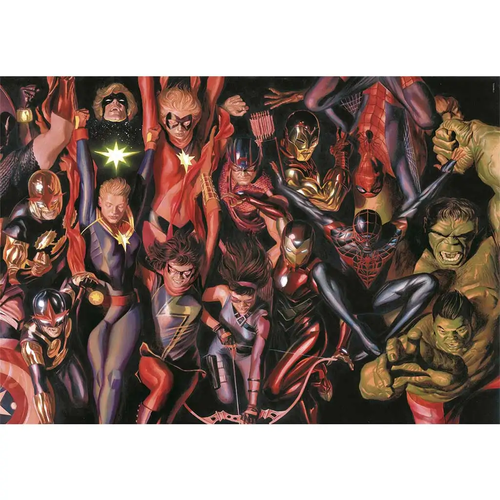 Marvel-Helden 1000-teilige Compact-Puzzle 70x50cm - Clementoni Bild 2