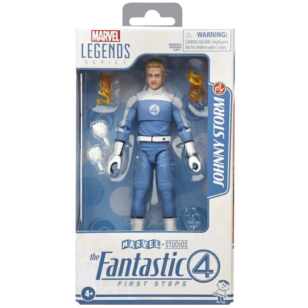 Marvel Legends: Die Fantastischen Vier – Johnny Storm Figur 15 cm – Hasbro Bild 1