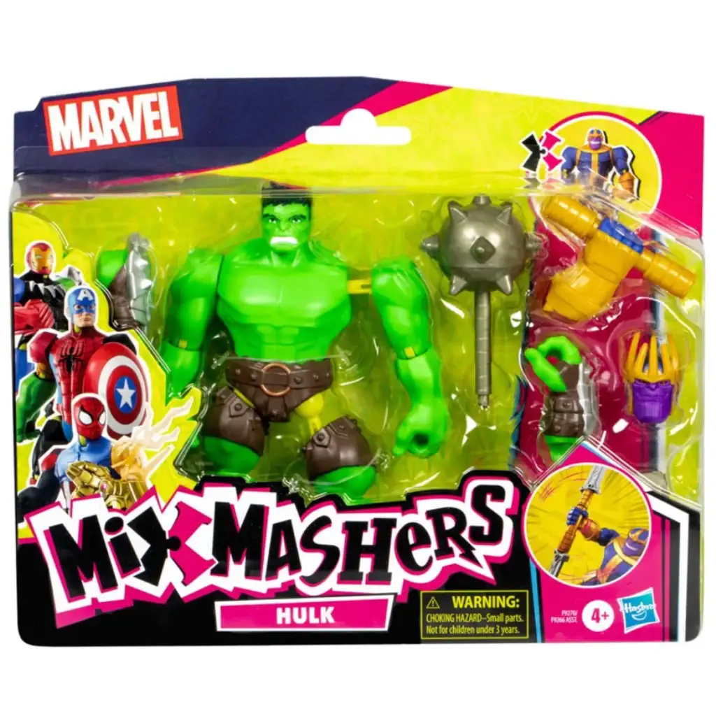 Marvel Mix Mashers: Avengers Hulk Figur mit Zubehör - Hasbro Bild 1