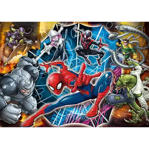 Marvel Spider-Man und seine Gegner 104-teiliges Maxi Puzzle - Clementoni Bild 2