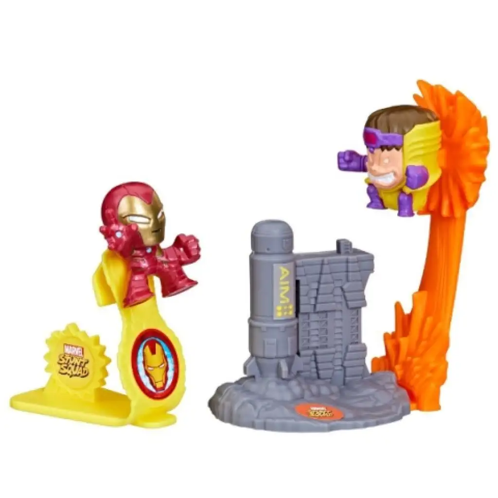 Marvel Stunt Squad: Iron Man vs. M.O.D.O.K. Abschussspiel-Set - Hasbro Bild 2