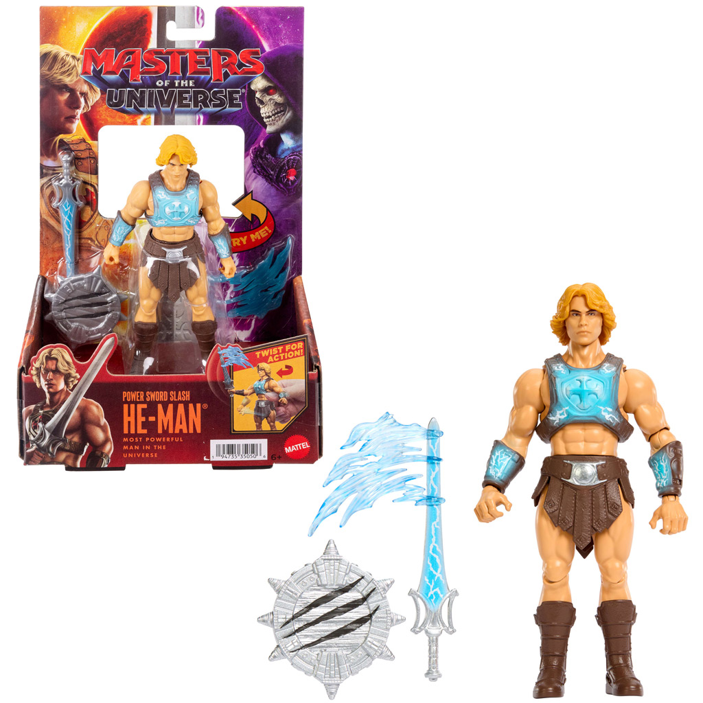 Masters of the Universe: Die Beschützer des Universums He-Man Actionfigur mit Power Sword Schwert 14cm - Mattel Bild 1