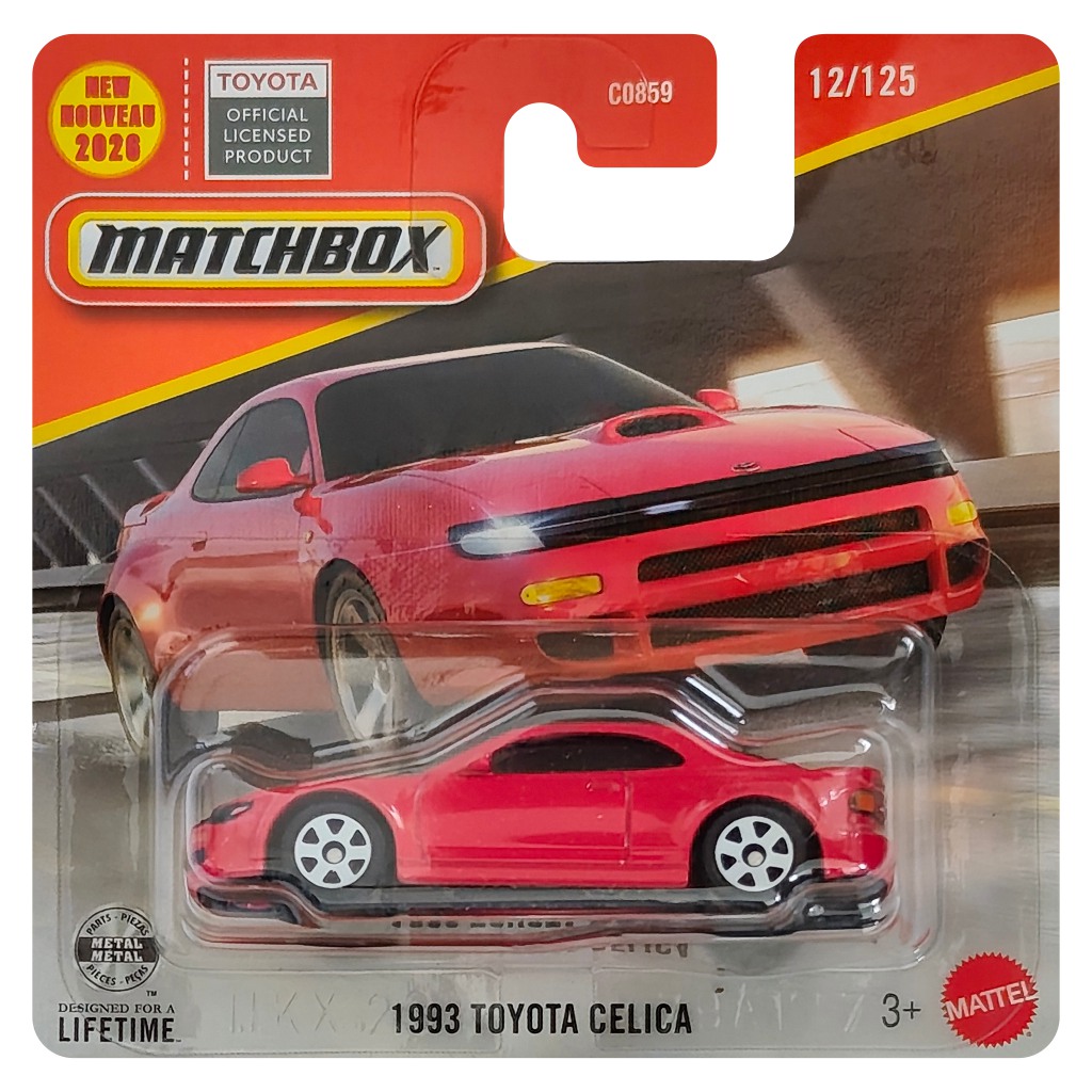 Matchbox: 1993 Toyota Celica Spielzeugauto 1/64 - Mattel Bild 1