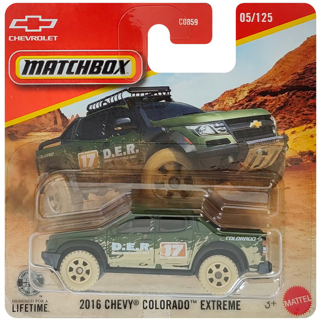 Matchbox: 2016 Chevrolet Colorado Xtreme Kleinwagen 1/64 - Mattel Bild 1