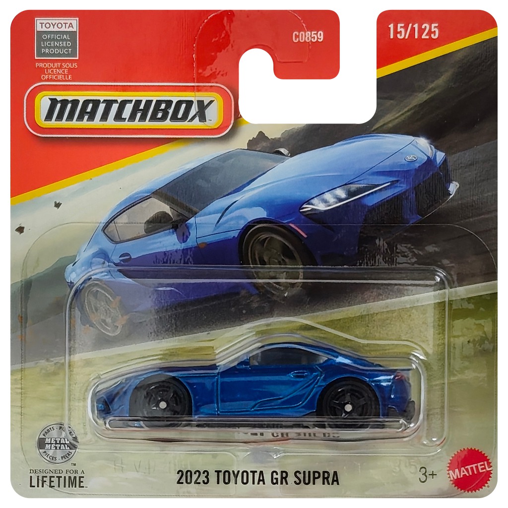 Matchbox: 2023 Toyota GR Supra Spielzeugauto 1/64 - Mattel Bild 1