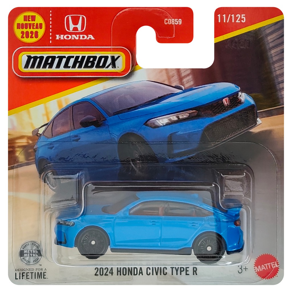 Matchbox: 2024 Honda Civic Type R Spielzeugauto 1/64 - Mattel Bild 1