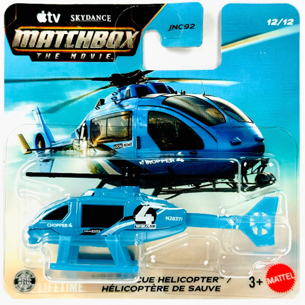 Matchbox A Film: Rettungshubschrauber 1/64 - Mattel Bild 1