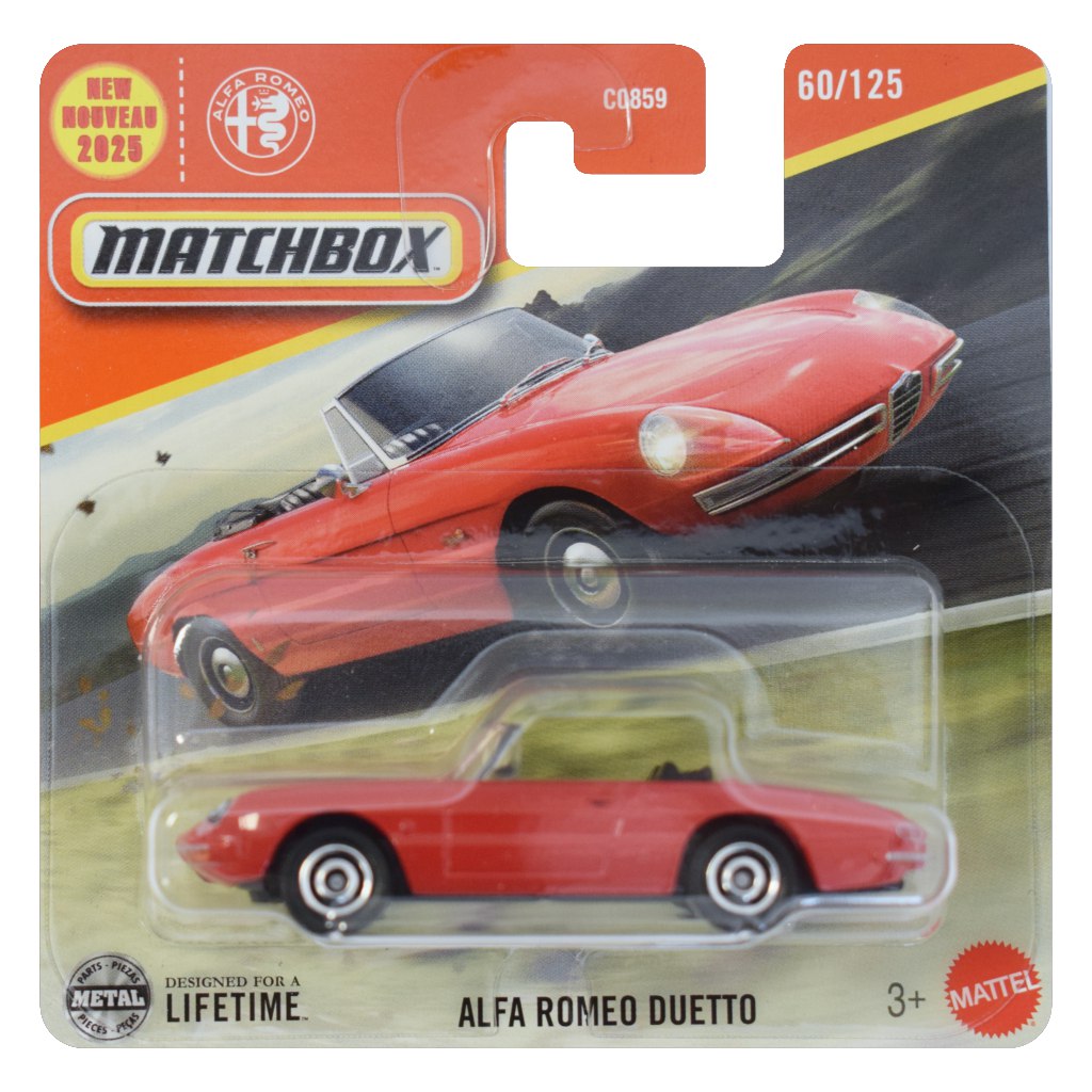 Matchbox: Alfa Romeo Duetto Spielzeugauto 1/64 – Mattel Bild 1