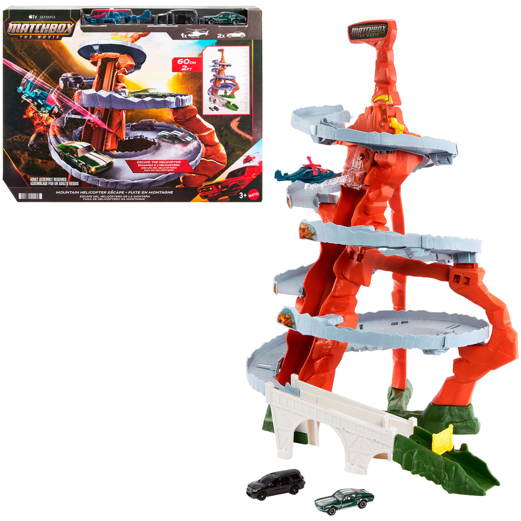 Matchbox Der Film: Flucht auf der Serpentinen-Autobahn Spielset – Mattel Bild 1