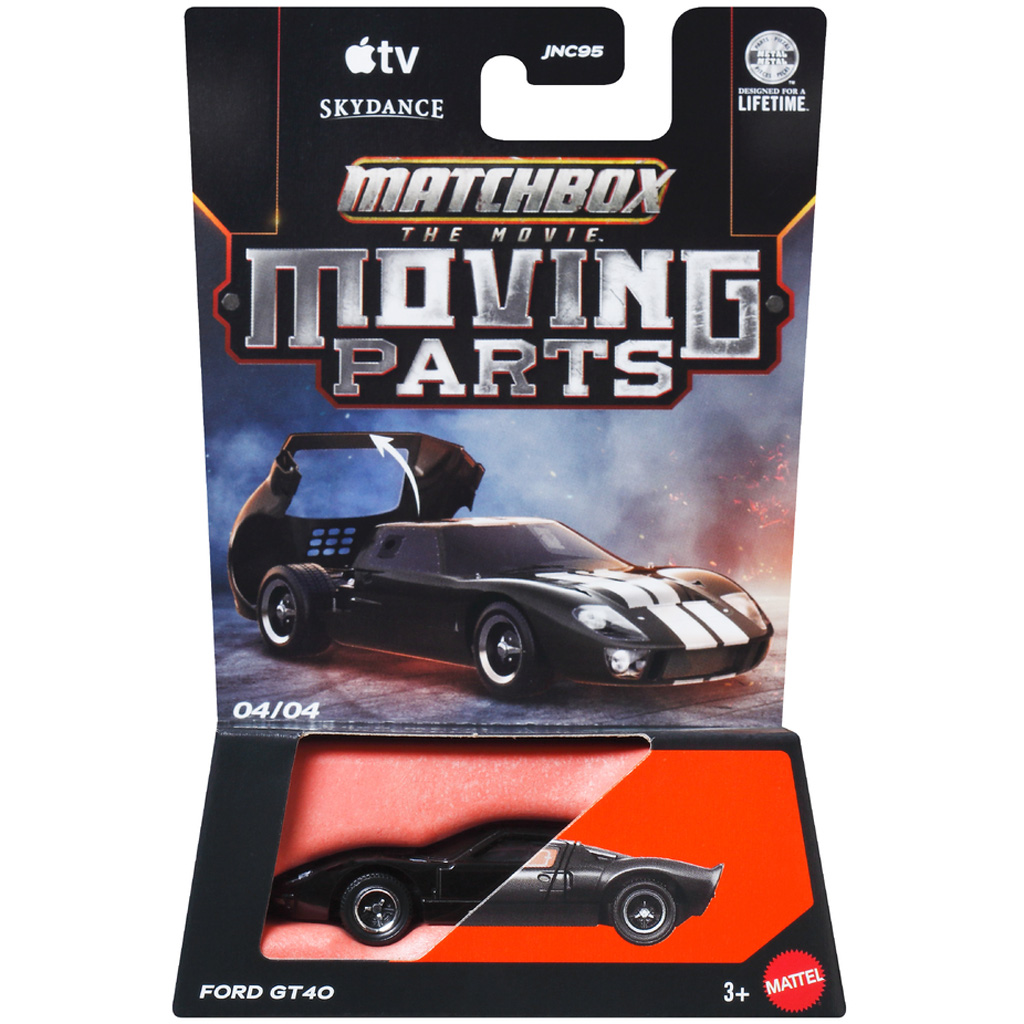 Matchbox Der Film: Ford GT40 öffnendes Spielzeugauto 1/64 – Mattel Bild 1