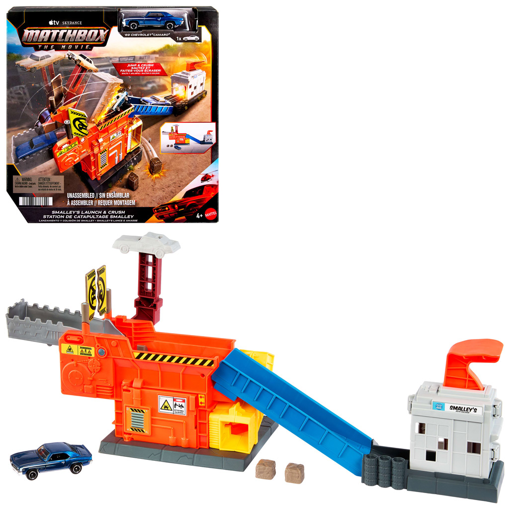 Matchbox Der Film: Smalley Schrottplatz Spielset – Mattel Bild 1