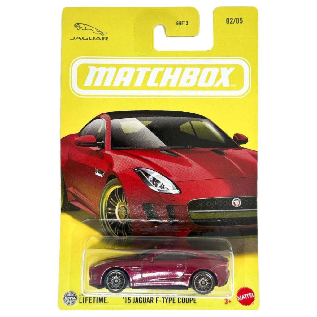 Matchbox: Ikonisches 2015 Jaguar F-Type Coupé Modellauto 1/64 – Mattel Bild 1