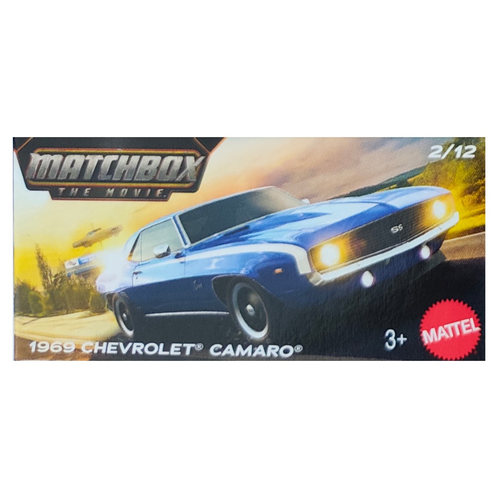 Matchbox: Pappschachtel 1969 Chevrolet Camaro Spielzeugauto 1/64 - Mattel Bild 1
