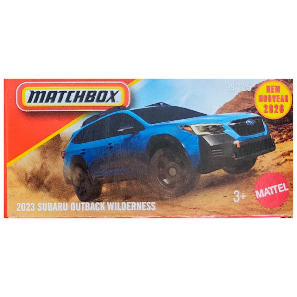 Matchbox: Pappschachtel 2023 Subaru Outback Wilderness Spielzeugauto 1/64 - Mattel Bild 1