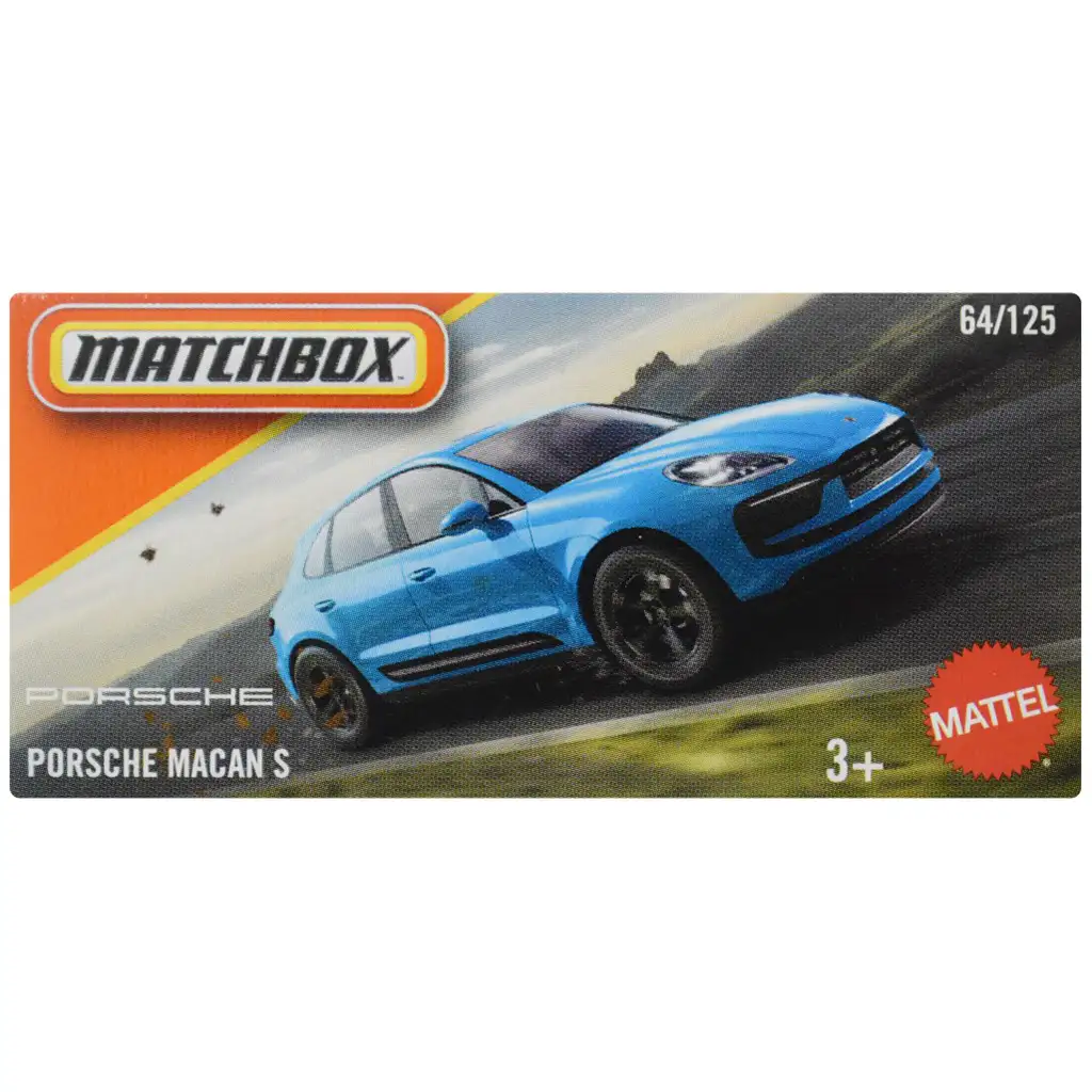 Matchbox: Porsche Macan S Spielzeugauto im Pappkarton 1/64 - Mattel Bild 1