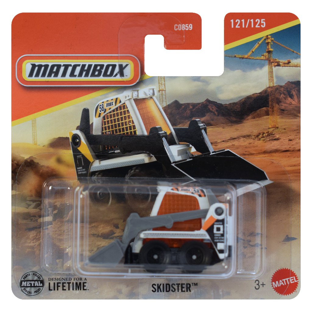 Matchbox: Skidster weißes kleines Auto 1/64 - Mattel Bild 1