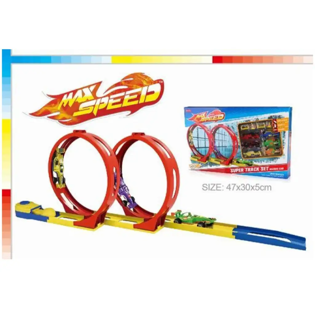 Max Speed Rennstrecke mit doppelter Schleife Bild 1