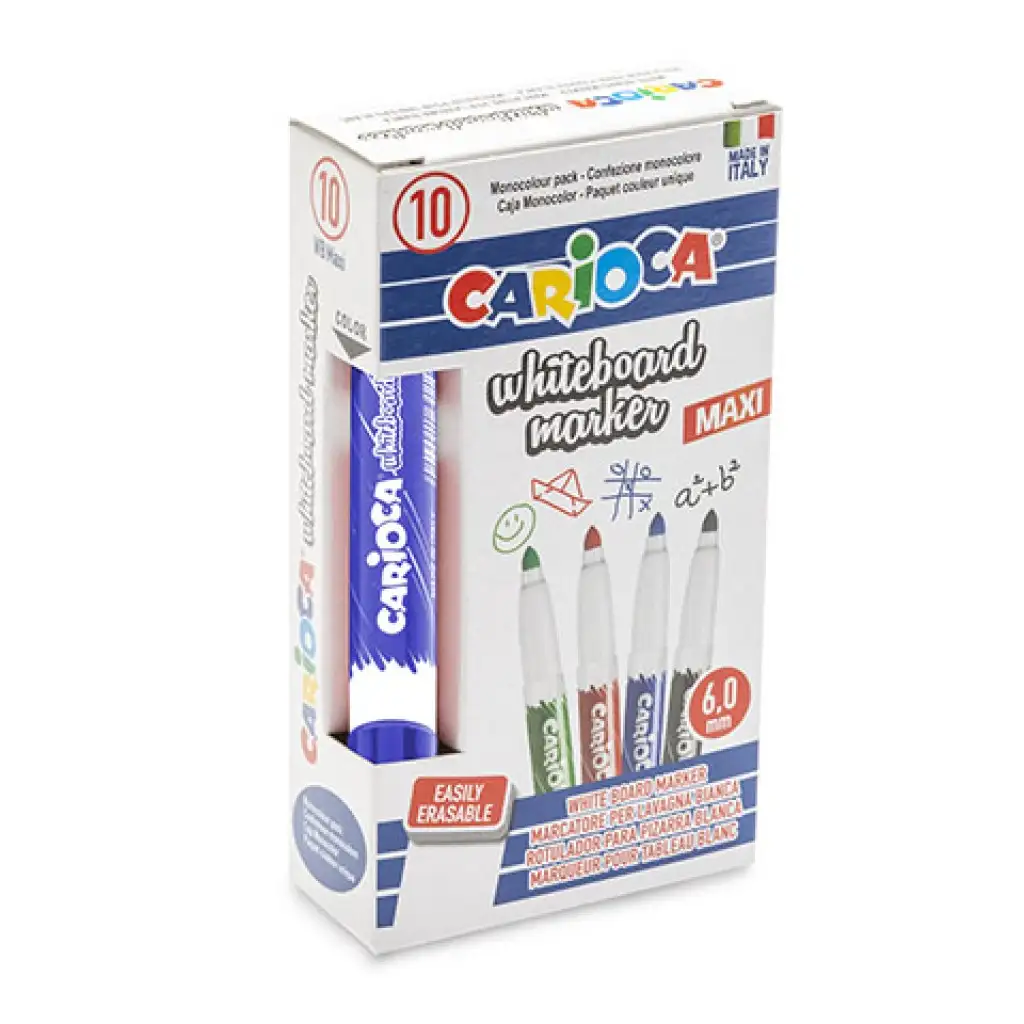 Maxi blauer Filzstift mit 6mm Spitze 1 Stück - Carioca Bild 1
